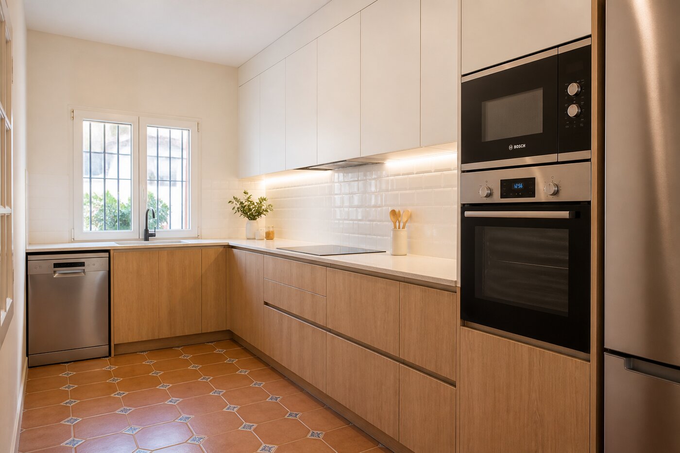 Reforma de cocina terminada en Nervión, Sevilla